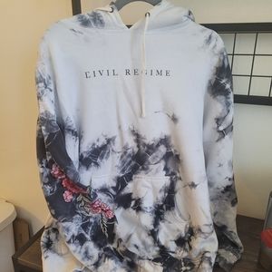 Civil Regime Orginal Marble Rose Hoodie